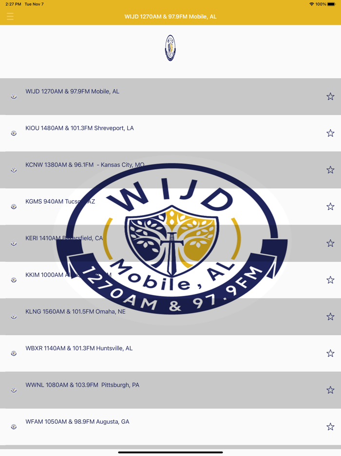 WIJD AM1270 and FM97.9 Radio