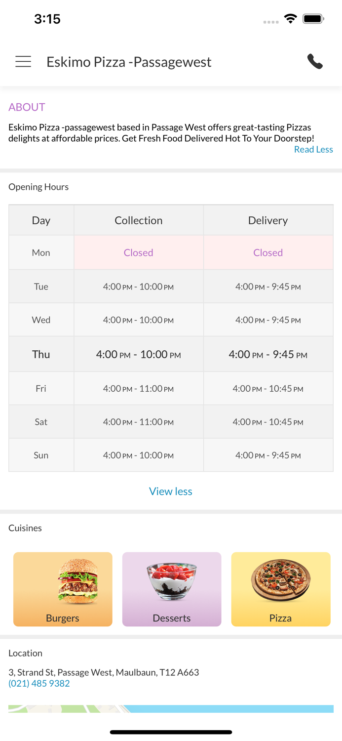 Eskimo Pizza -Passagewest