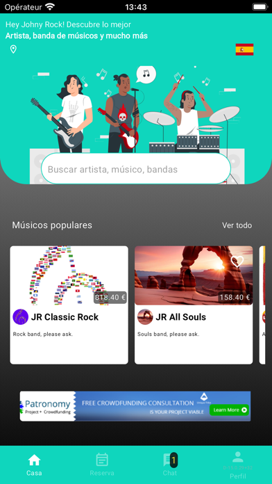 LIVE MUSIC BOOKING Screenshot