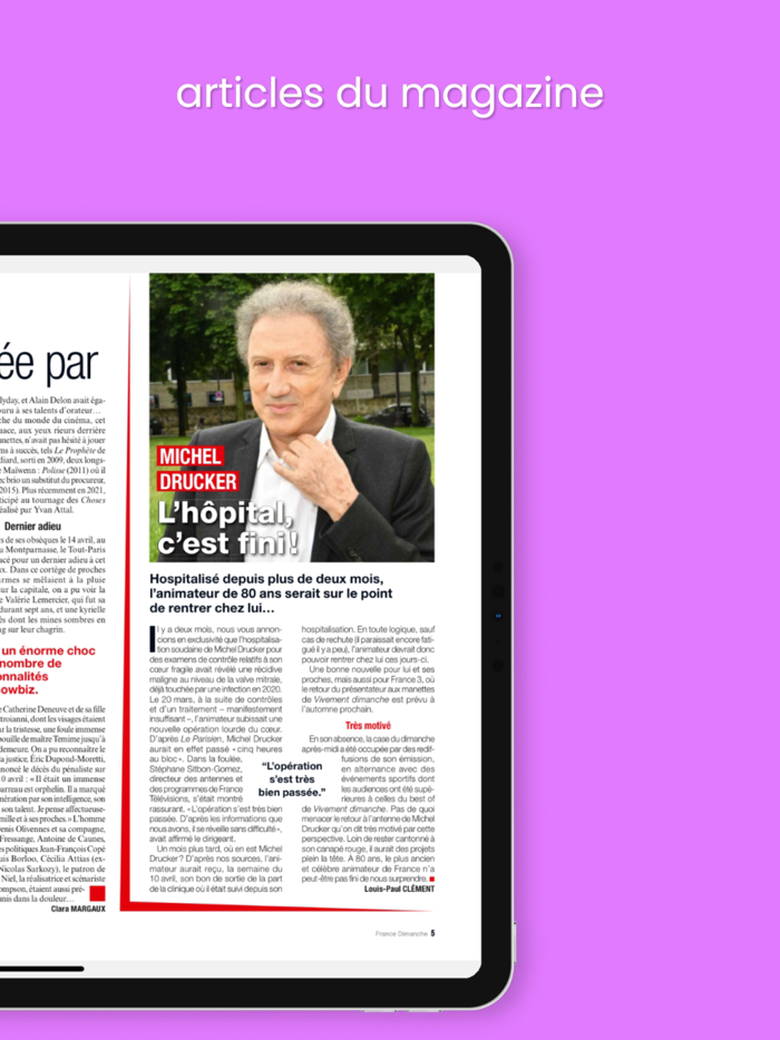 France Dimanche Magazine