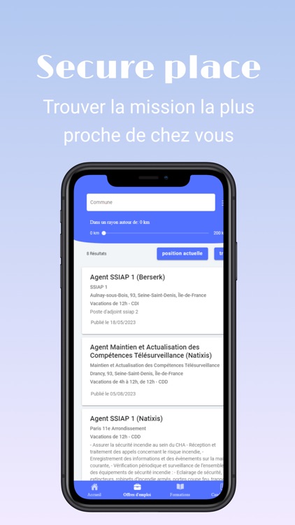 Secure place : Emploi sécurité