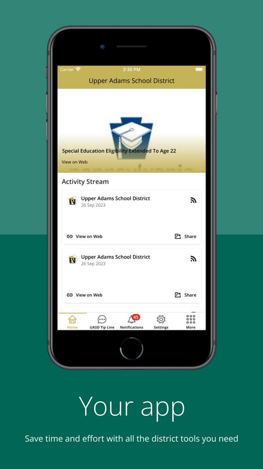 #1. Upper Adams School District (iOS) By: Upper Adams School District