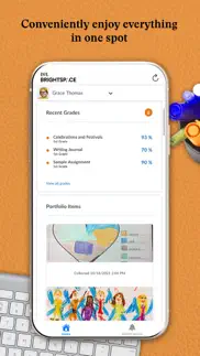 brightspace parent & guardian iphone screenshot 3