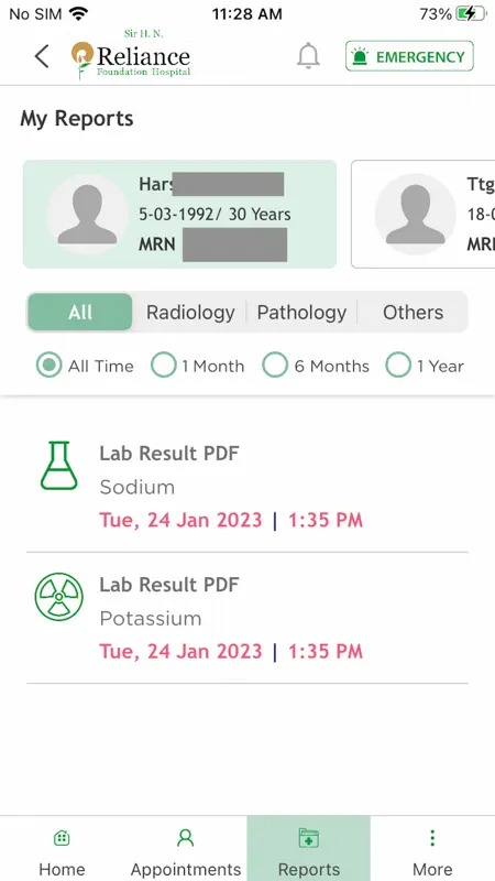 Reliance Foundation Hospital screenshot 6 of 8