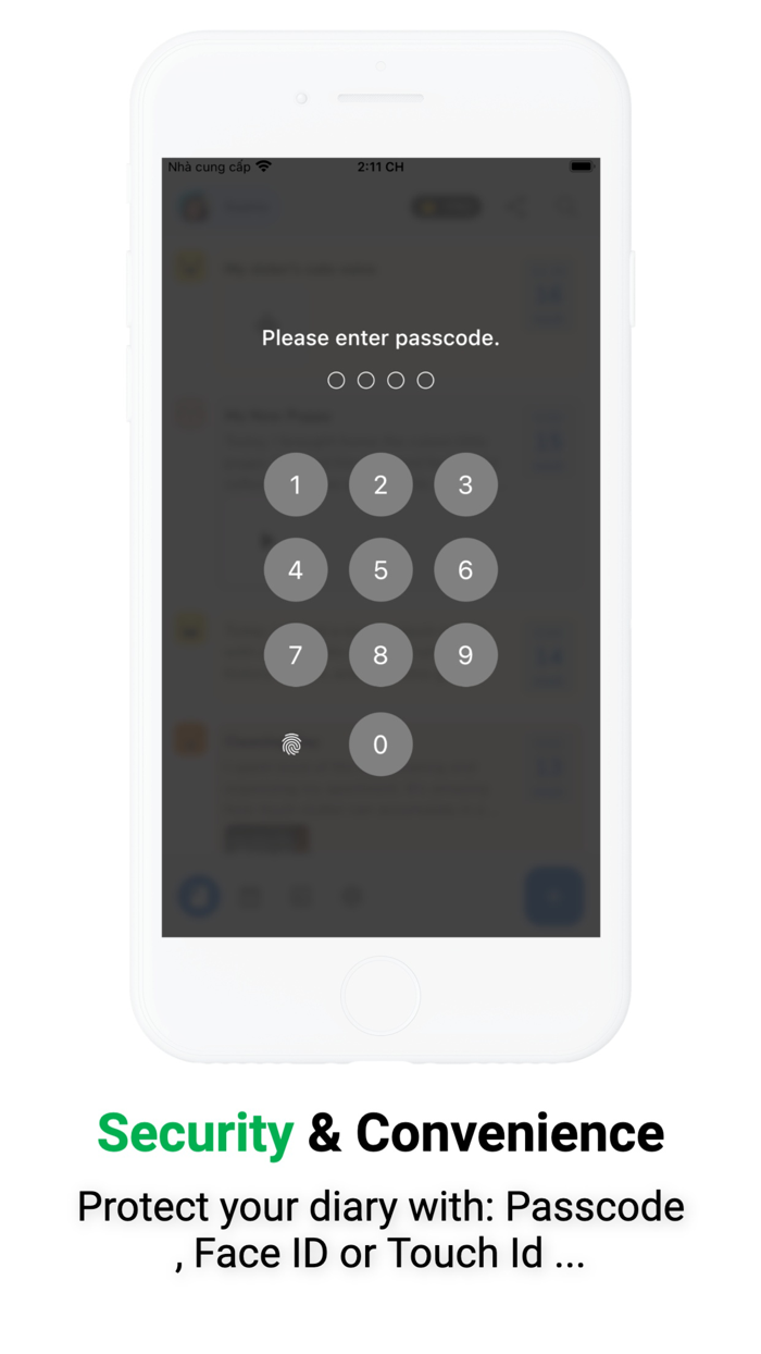 Diary with Lock Daily Journal