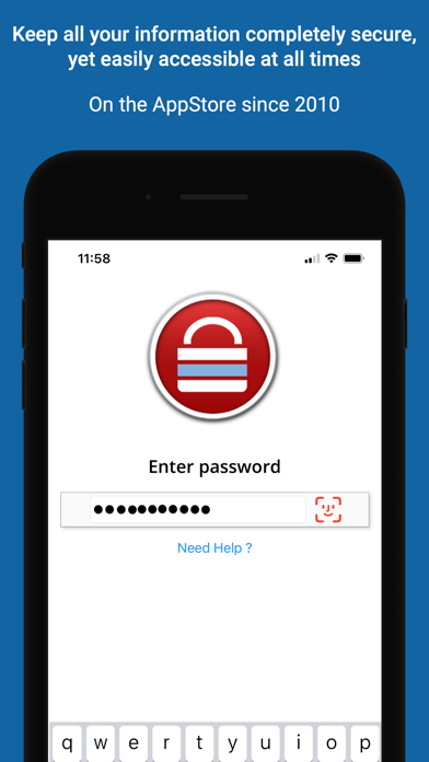 Password Safe - iPassSafe+のおすすめ画像1