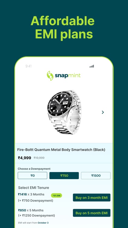 Snapmint: Buy Now, Pay in EMIs screenshot-3