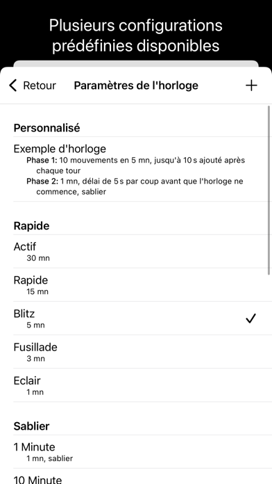 Screenshot #3 pour HorlogeEchecs+