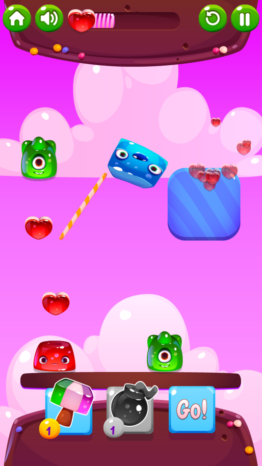 #6. Red & Blue Blob Lover Hero (iOS) 由: Hoang Thi Na