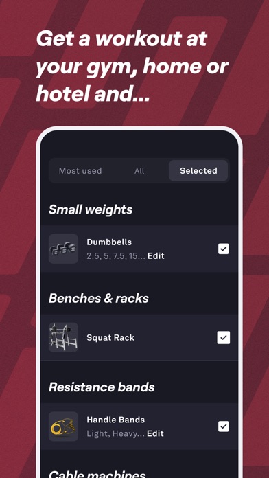 Fitbod Workout & Gym Planner Screenshot