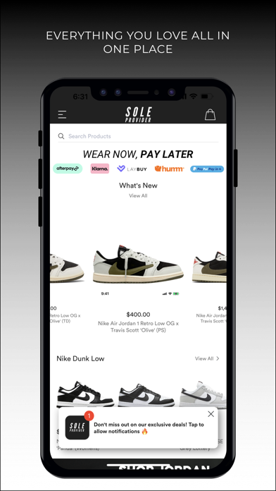 SoleProviderAU Screenshot