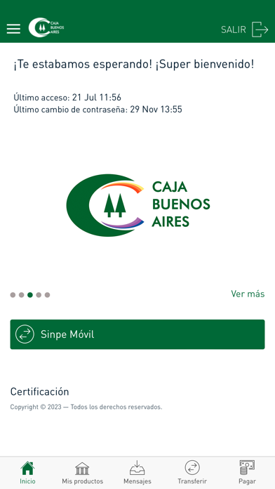 Movil CBApp Screenshot