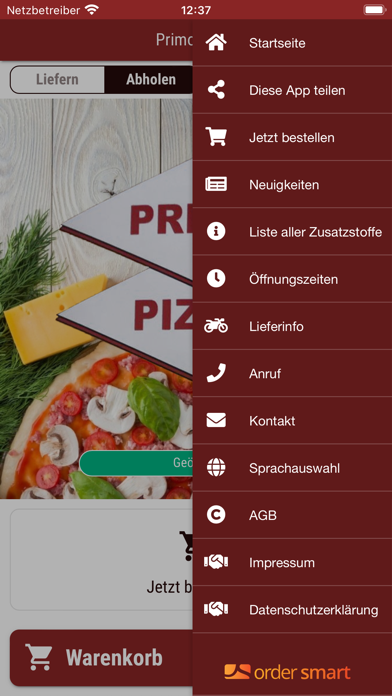 Primo Pizza Screenshot