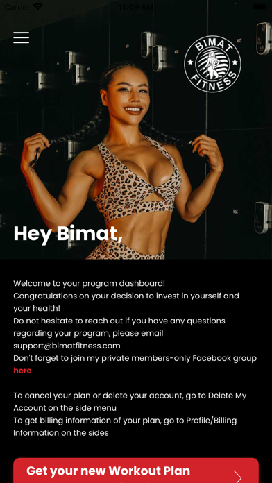 Bimat Fitness Screenshot