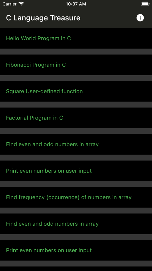 C Language Treasure - 2.0.1 - (iOS)