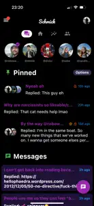 Schmick: Chat, Friends, Social screenshot #1 for iPhone