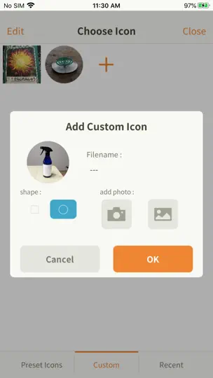Captura de pantalla de My Inventory – Home Tracker en iPhone 7