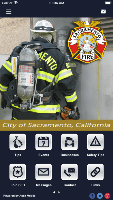 Sacramento Fire Department Screenshot