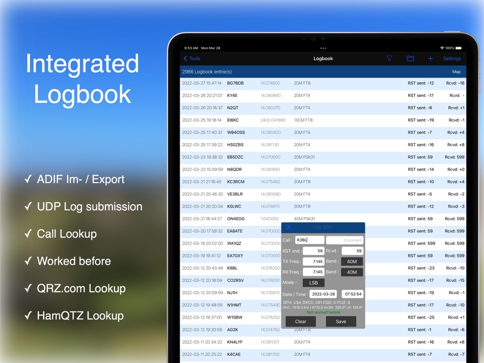 #3. SDR-Control for Icom (iOS) By: Marcus Roskosch