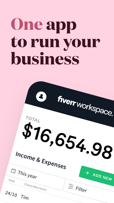 Fiverr Workspace Screenshot