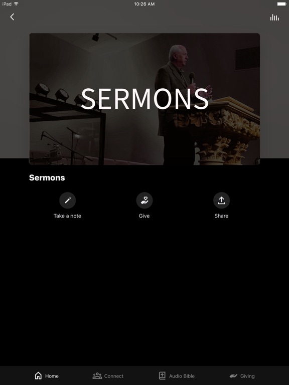 First Love Church TC iPad screenshot 2 - Education app