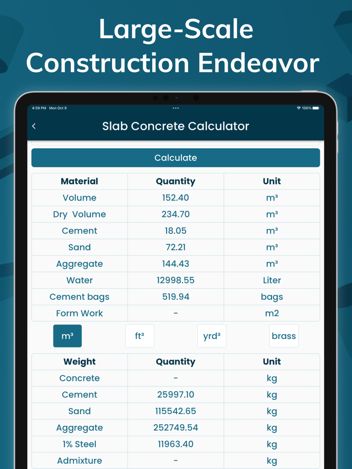 Concrete Calculator for civil