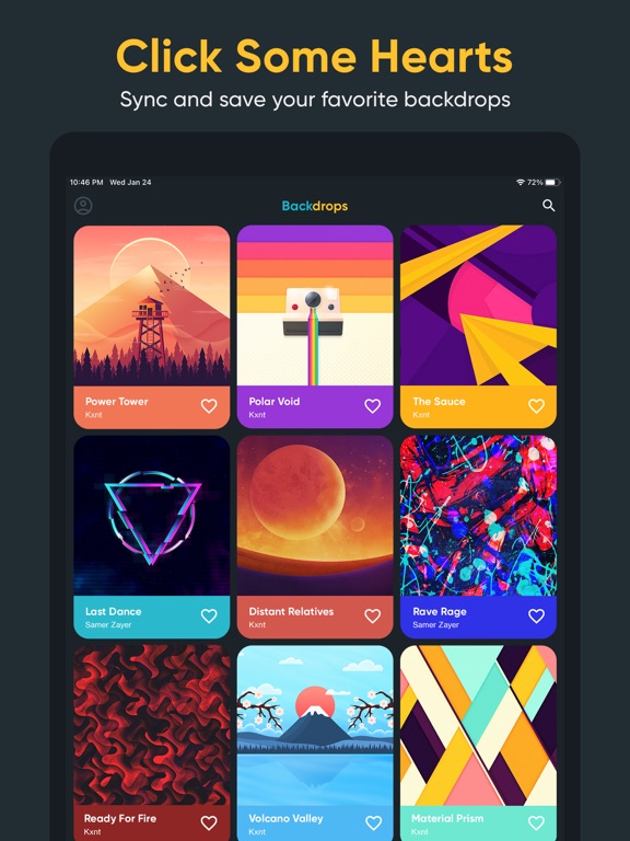 Screenshot #5 for Backdrops - Wallpapers