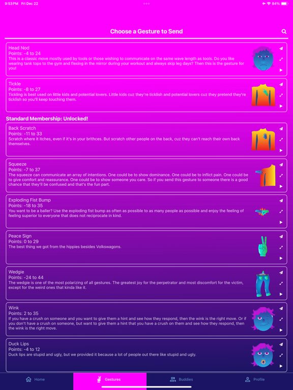 Fish Slap App iPad screenshot 4 - Social Networking app