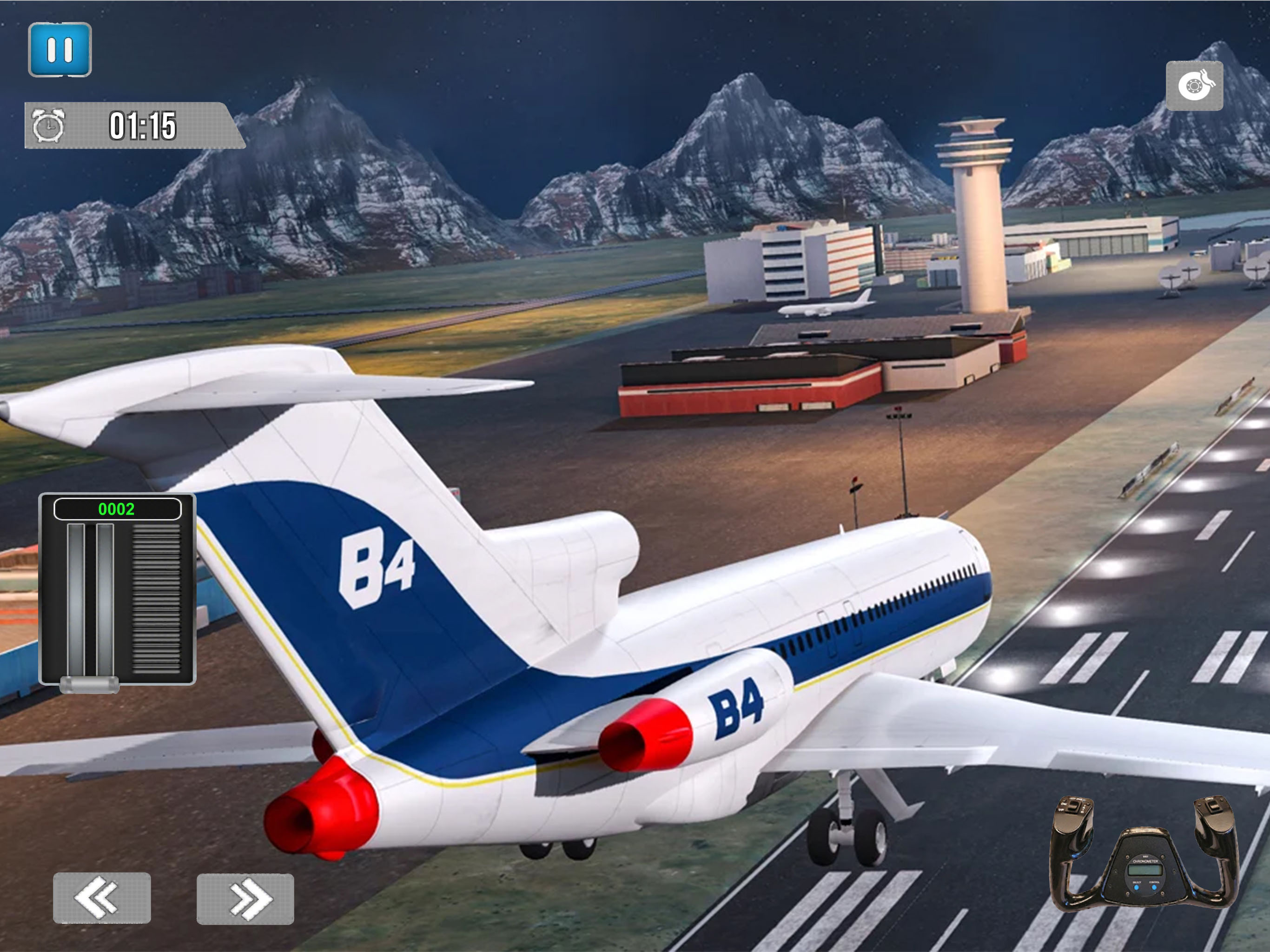 Simulador de vuelo piloto 3D