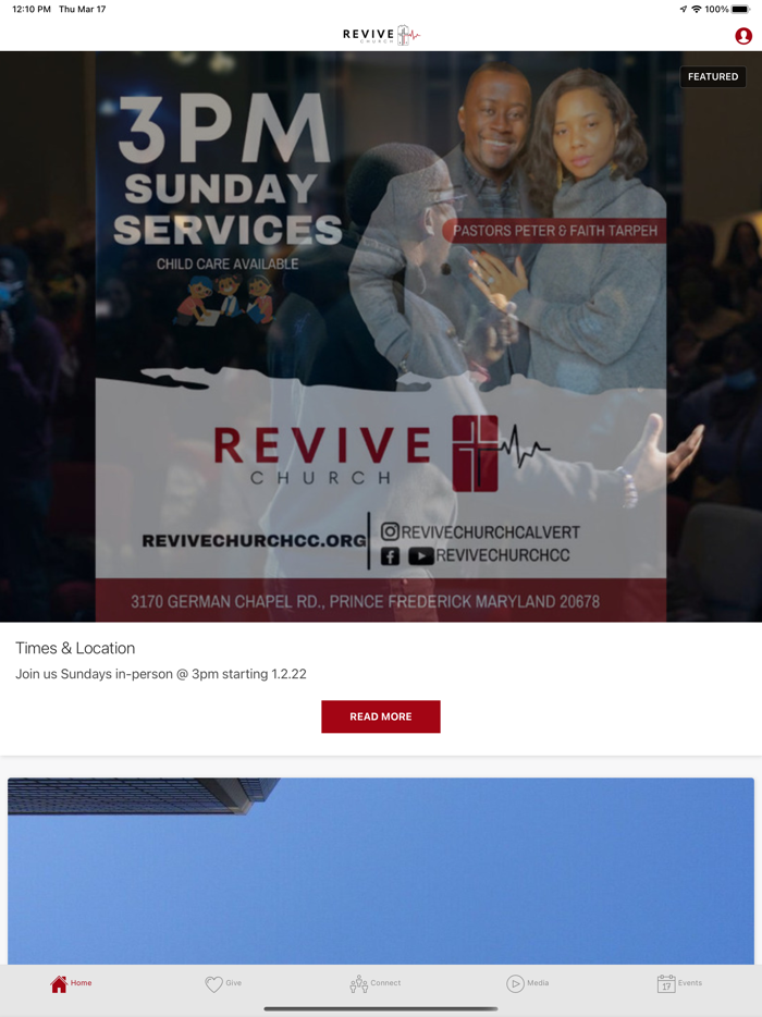 REVIVE CHURCH CALVERT