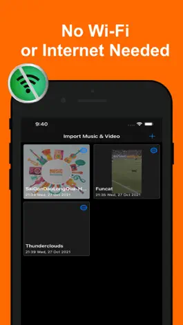 Game screenshot Offline Music ‣ Video Player apk