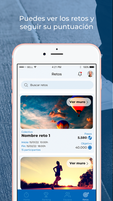 Steppers app Screenshot
