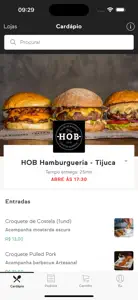 HOB Hamburgueria screenshot #1 for iPhone