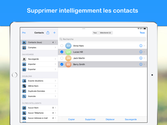 Screenshot #4 pour Cleaner - Merge Contacts
