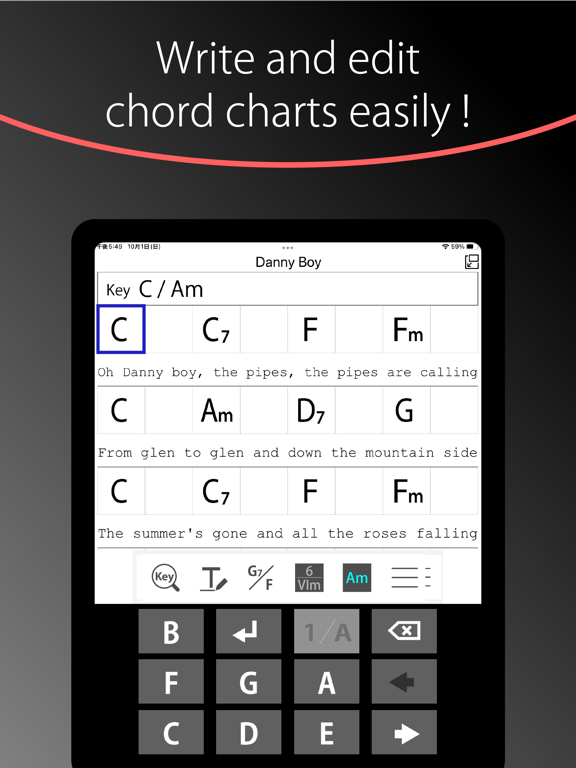 Chord Sheet Writer
