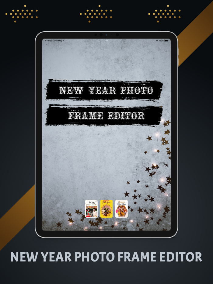 New Year Photo Frame Editor