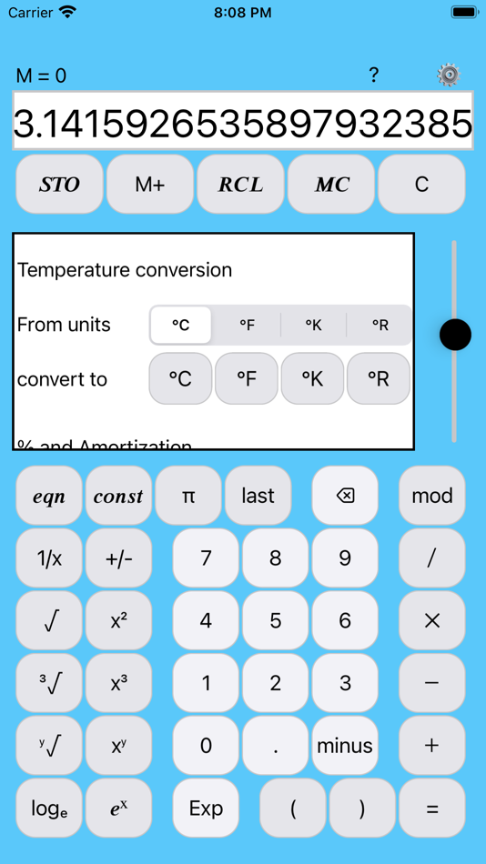 #3. ExSciCalc (iOS) 由: Dale C Koepp
