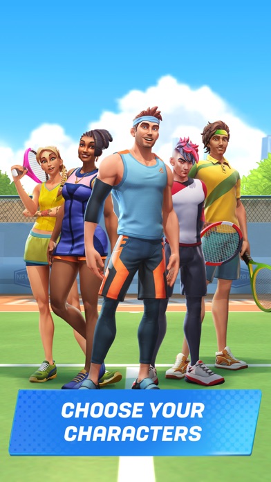 Tennis Clash：Sports Stars Game Screenshot