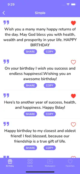 Game screenshot Birthday Wishes App apk