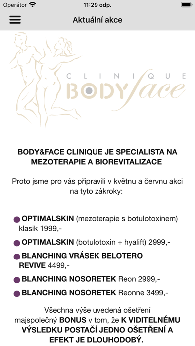 Body Face CZ Screenshot