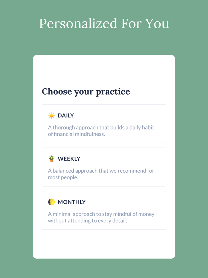 Allo Mindful Money Tracker