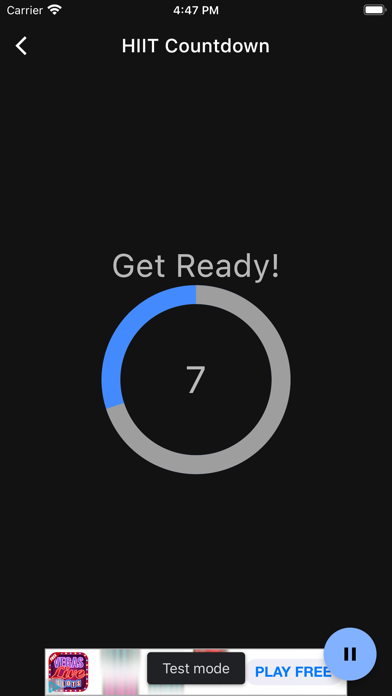 HIIT Countdown Screenshot