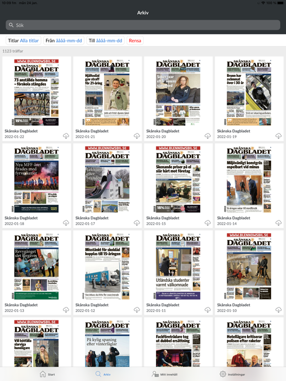 Screenshot #5 pour Skånskan e-tidning