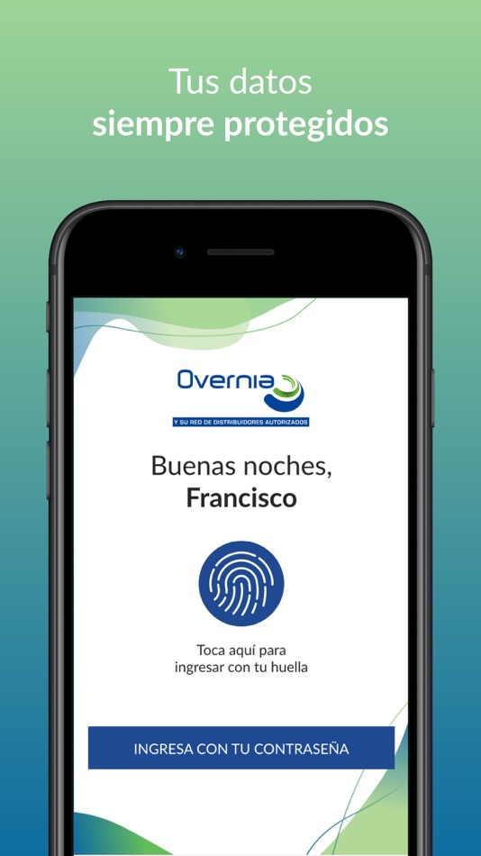 #2. Overnia APP B2B (iOS) Podle: Aplicaciones Codice para Internet SC