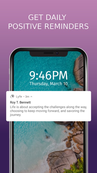 Lyfe - Quotes & Affirmations Screenshot