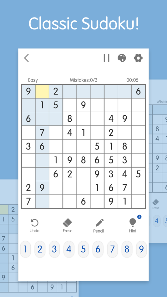 #1. Sudoku: Classic Sudoku Puzzle! (iOS) 由: 天宏 龙