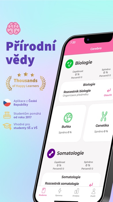 Cerebro: Přírodní vědy Screenshot