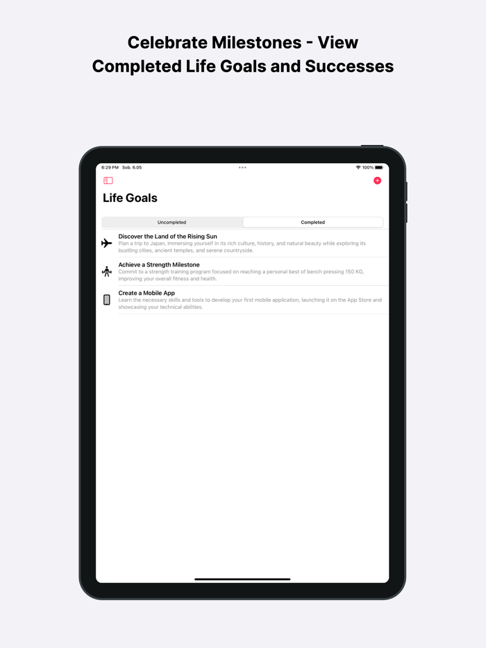 Life Progress - Goal Tracker