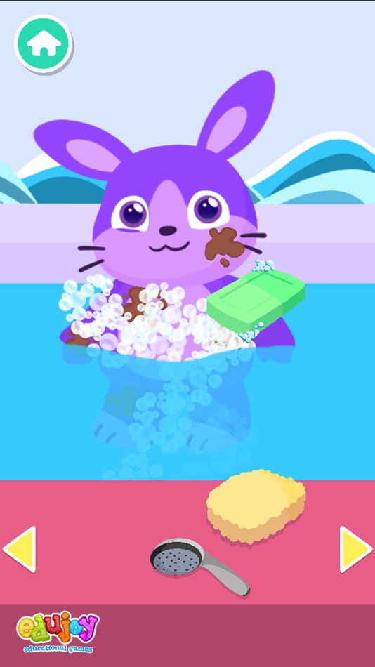 #3. Bath Time - Pet caring game (iOS) Podle: Edujoy Games S.L.