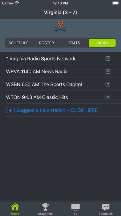 Virginia Cavaliers Football screenshot-3
